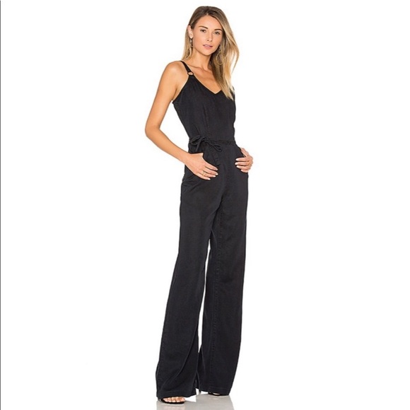 PAIGE Pants - Paige Black Denim Jumpsuit